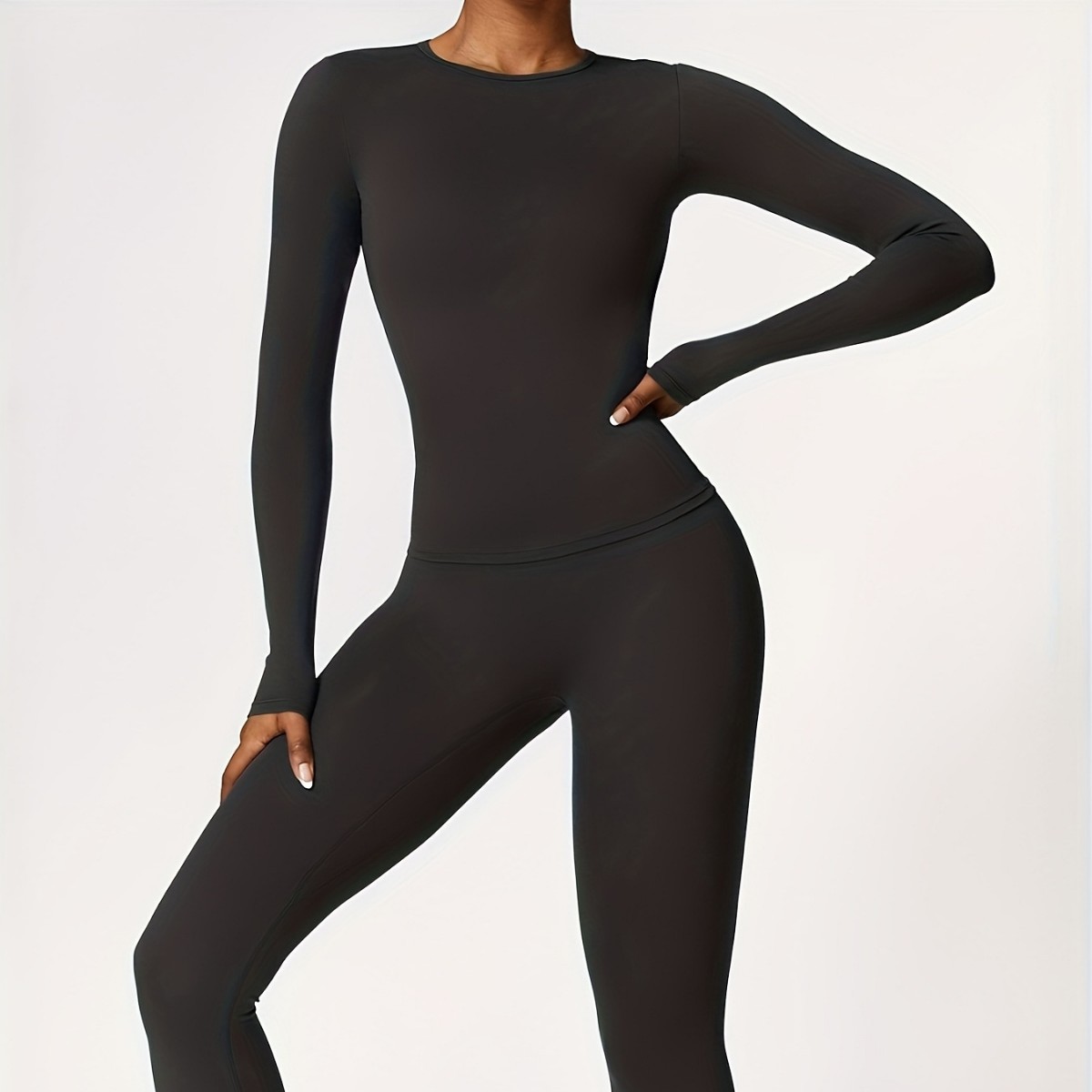 Pilates & Yoga Unleashed International Academy - Tight-fitting yoga suit slim long-sleeved outdoor