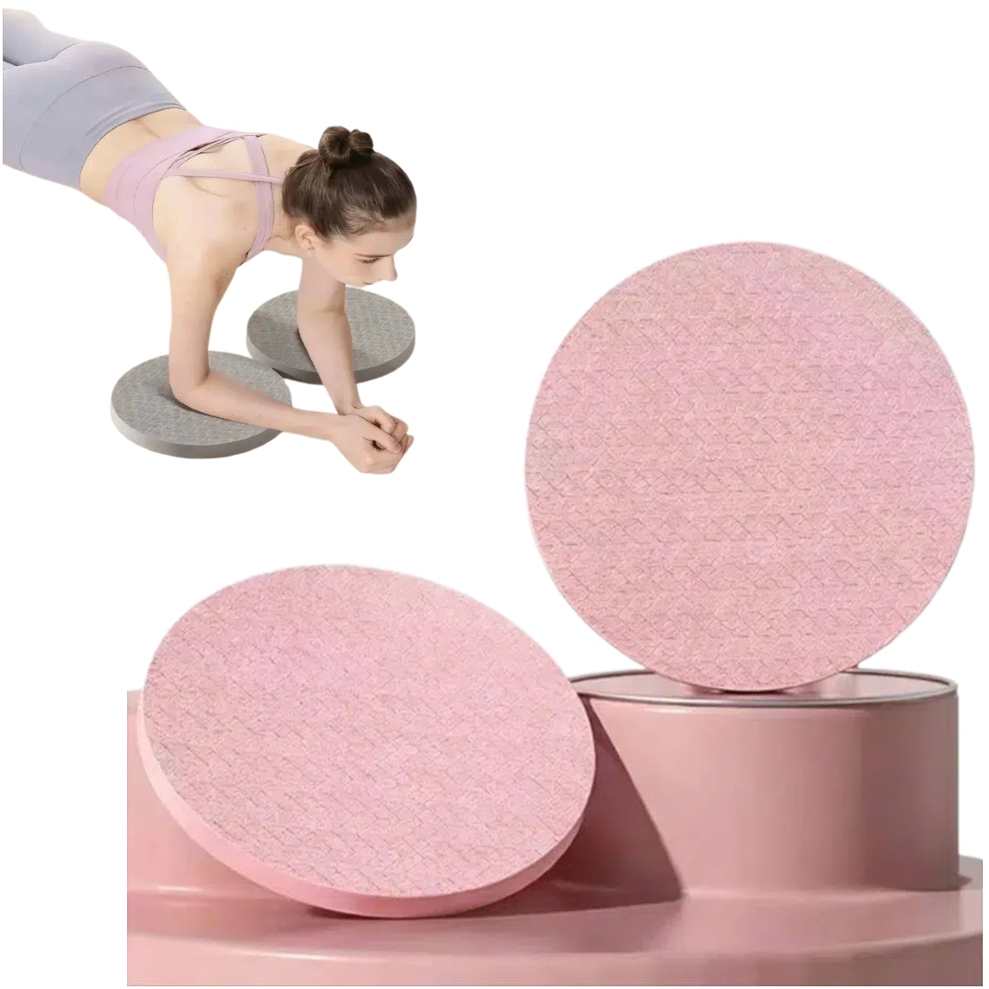 Pilates Yoga Knee Pads - 2pcs Yoga Knee Guard Foam Pilates