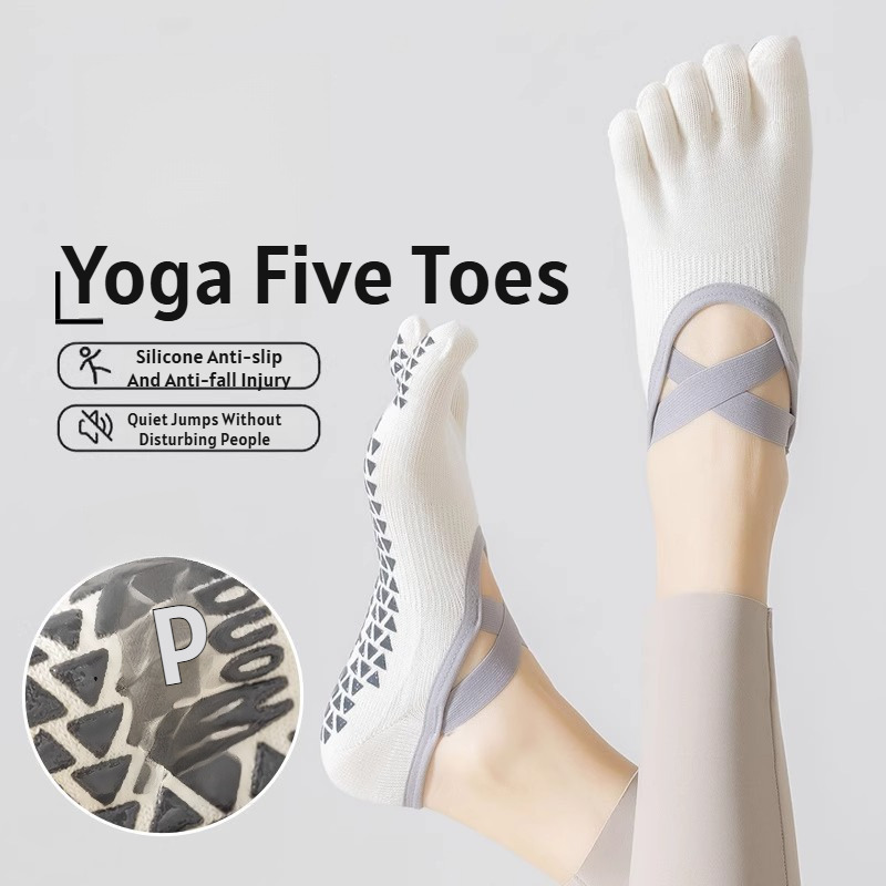 Pilates & Yoga Unleashed International Academy - Summer thin five-finger yoga socks, indoor