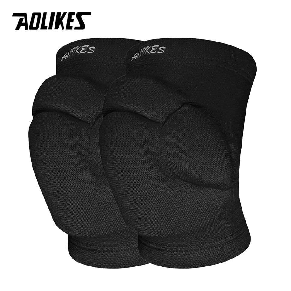 Pilates Yoga Knee Pads - AOLIKES 1 Pair Sports Thickening Knee