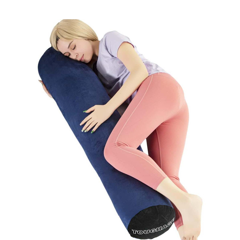 Bolster Cushion Round - Multifunction Inflatable Bolster Pillow Long Round