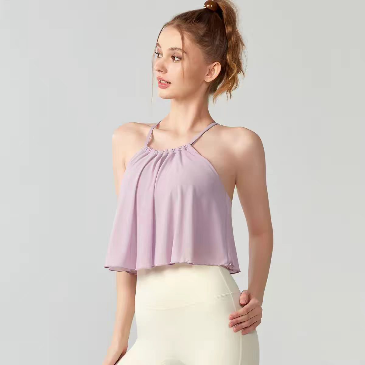 Women's 2-in-1 Mesh Crisscross - Pilates Yoga One 评论和价格