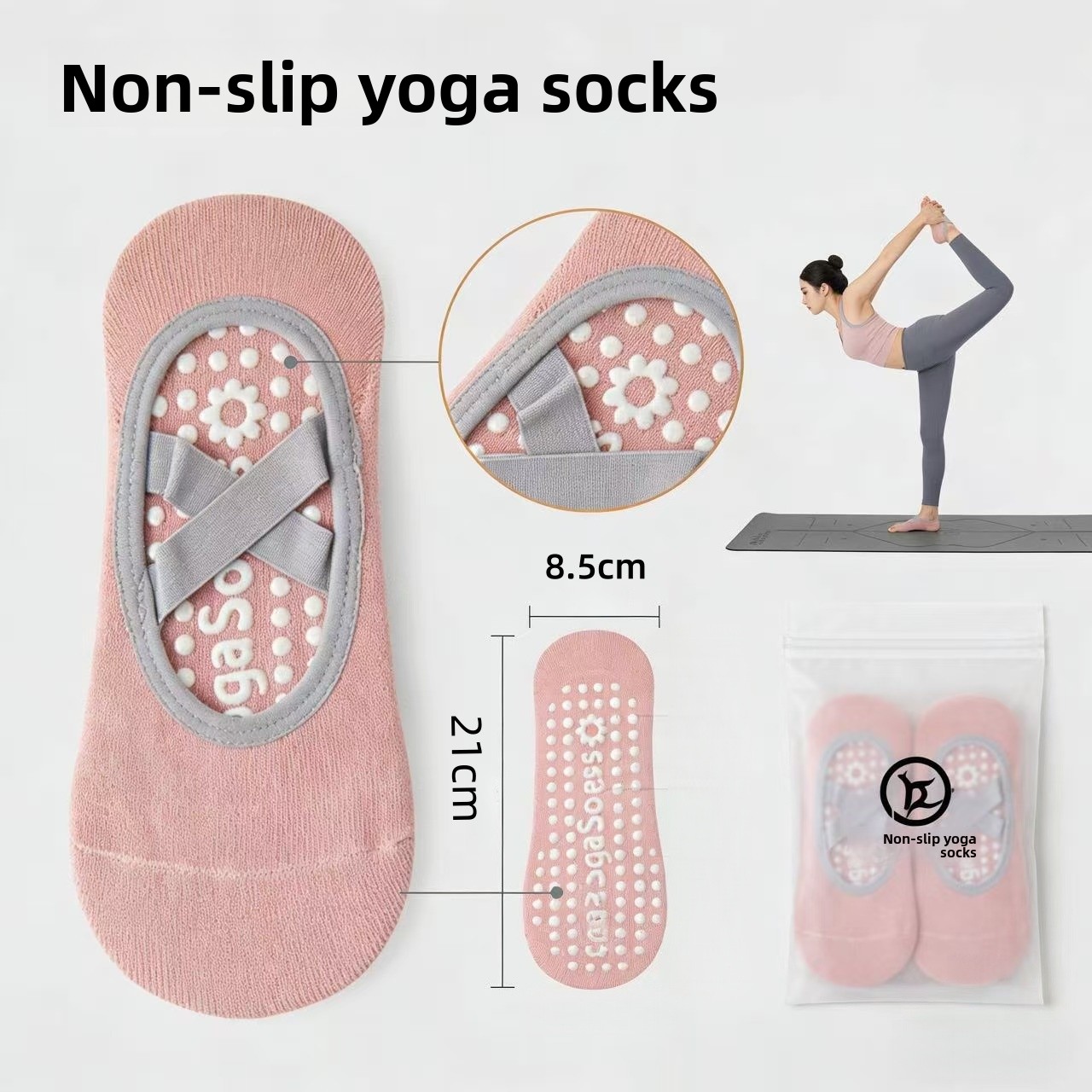 Women Yoga Sock Silicone Anti- - Pilates Yoga Sport 评论和价格