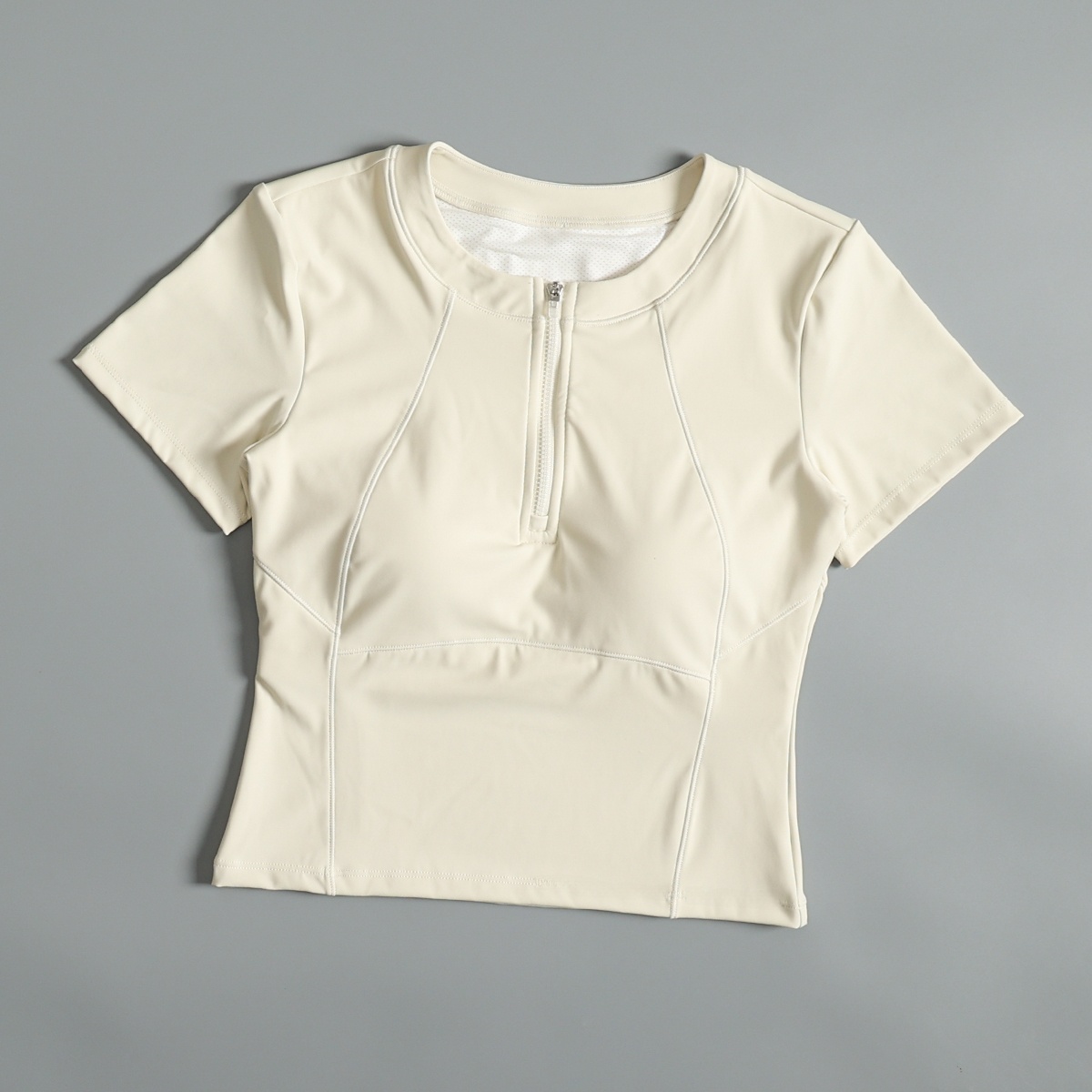 Women's Sporty Half-Zip Short  - Pilates Yoga Morning 评论和价格