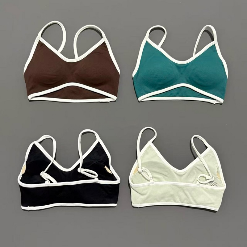 Women Sports Bra Adjustable Hi - Pilates Yoga Wrap Top 评论和价格
