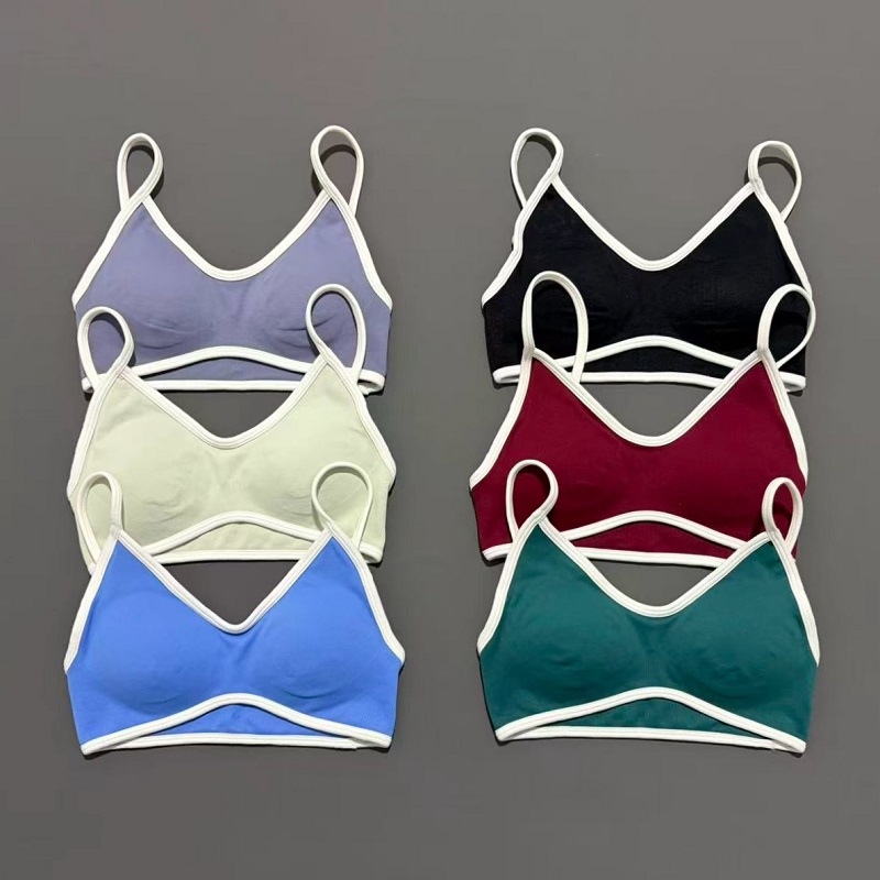 Women Sports Bra Adjustable Hi - Pilates Yoga Wrap Top 评论和价格