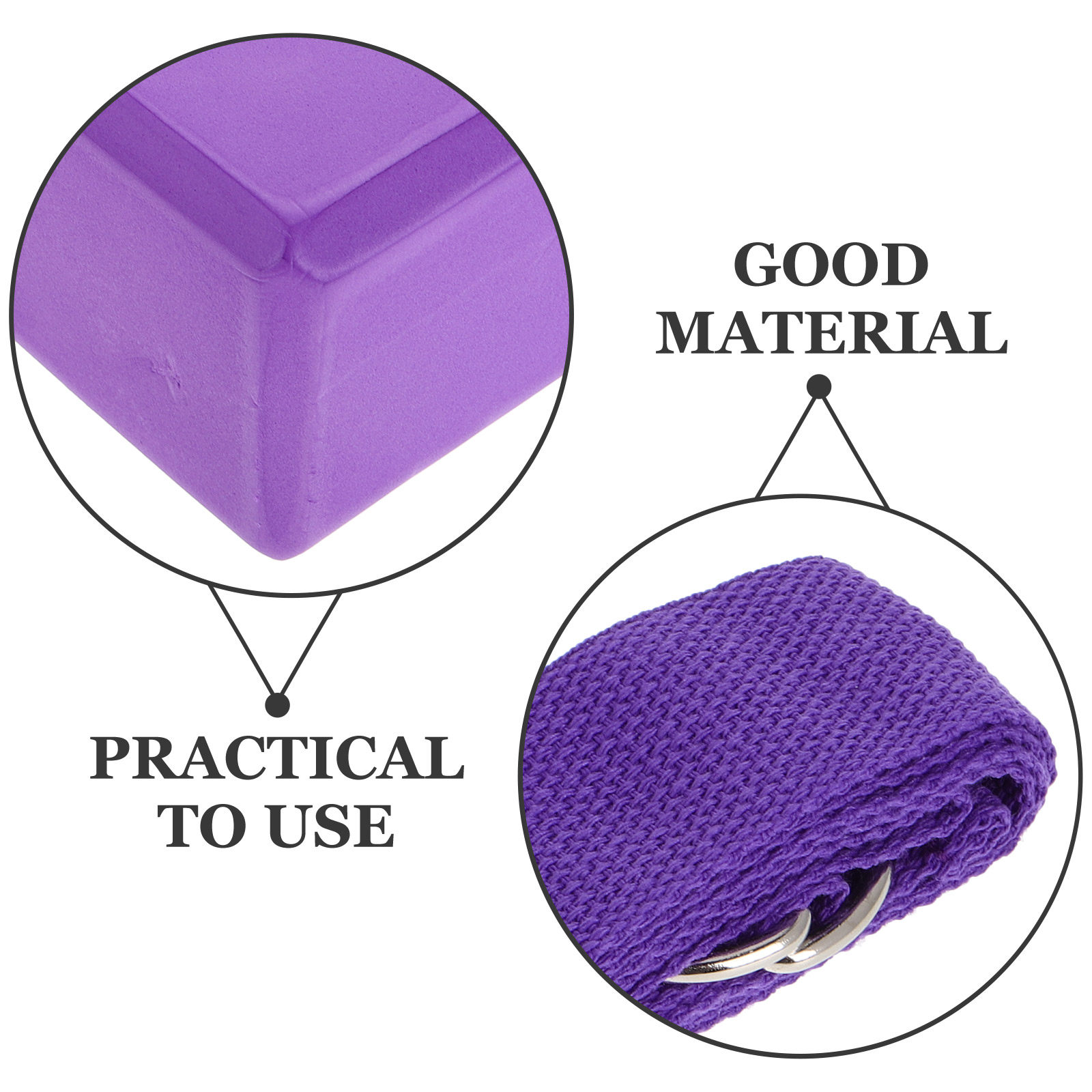 3Pcs Yoga Brick Set Eva Foam B - Pilates Yoga Block 评论和价格