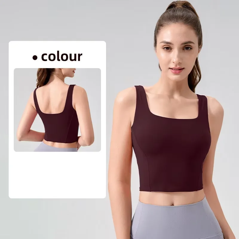 Women's Sports Yoga Vest Squar - Pilates Yoga One 评论和价格