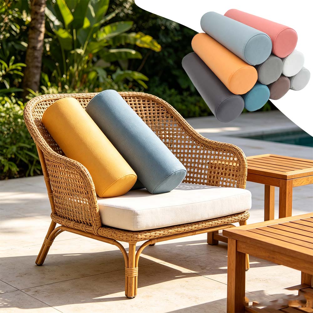 Ergonomic Cylindrical Lumbar P - Bolster Cushion Round 评论和价格
