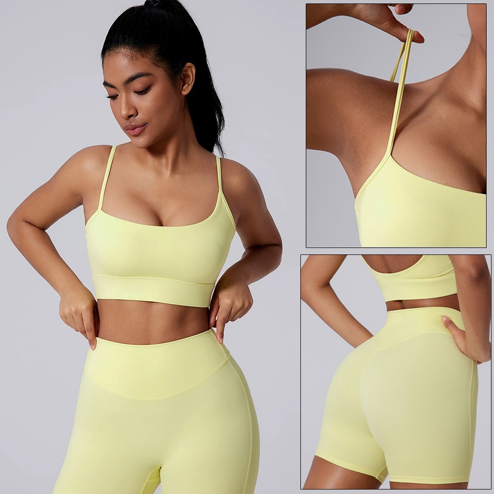 Cloud Hide Yellow Yoga Suit Gy - Pilates Yoga Wrap Top 评论和价格