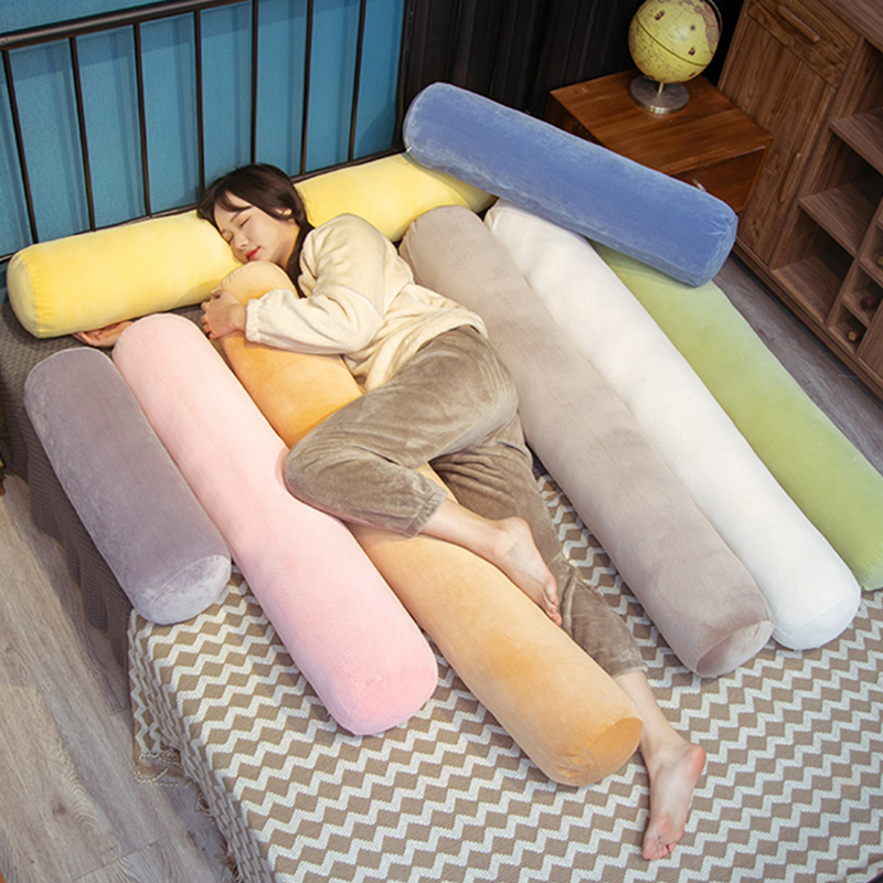 Soft Long Cylindrical Pillowca - Bolster Cushion Round 评论和价格