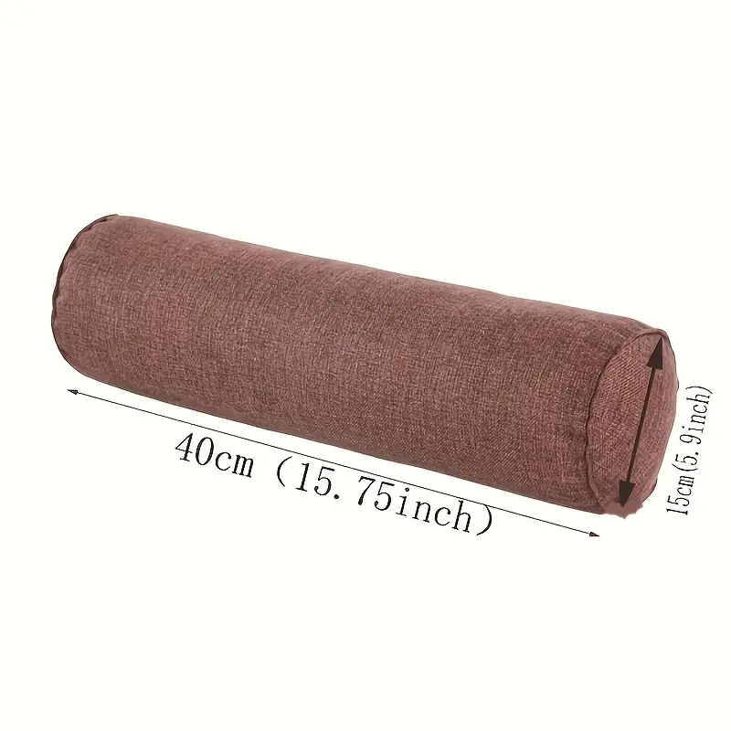 1pc Linen Body Pillow Cover, L - Bolster Cushion Round 评论和价格