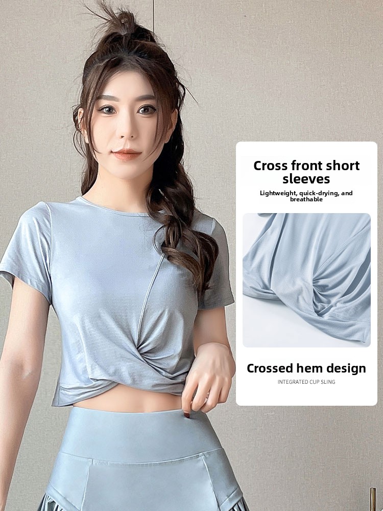 Women's Sports Set Tennis Skir - Pilates Yoga Morning 评论和价格
