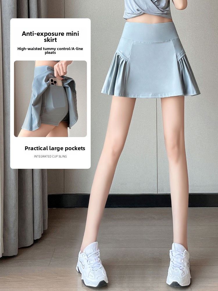 Women's Sports Set Tennis Skir - Pilates Yoga Morning 评论和价格