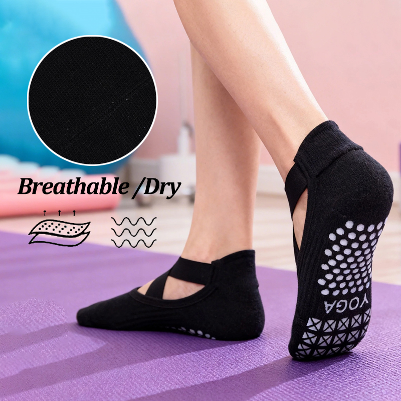 Women Non-Slip Yoga Socks Sili - Pilates With Yoga 评论和价格