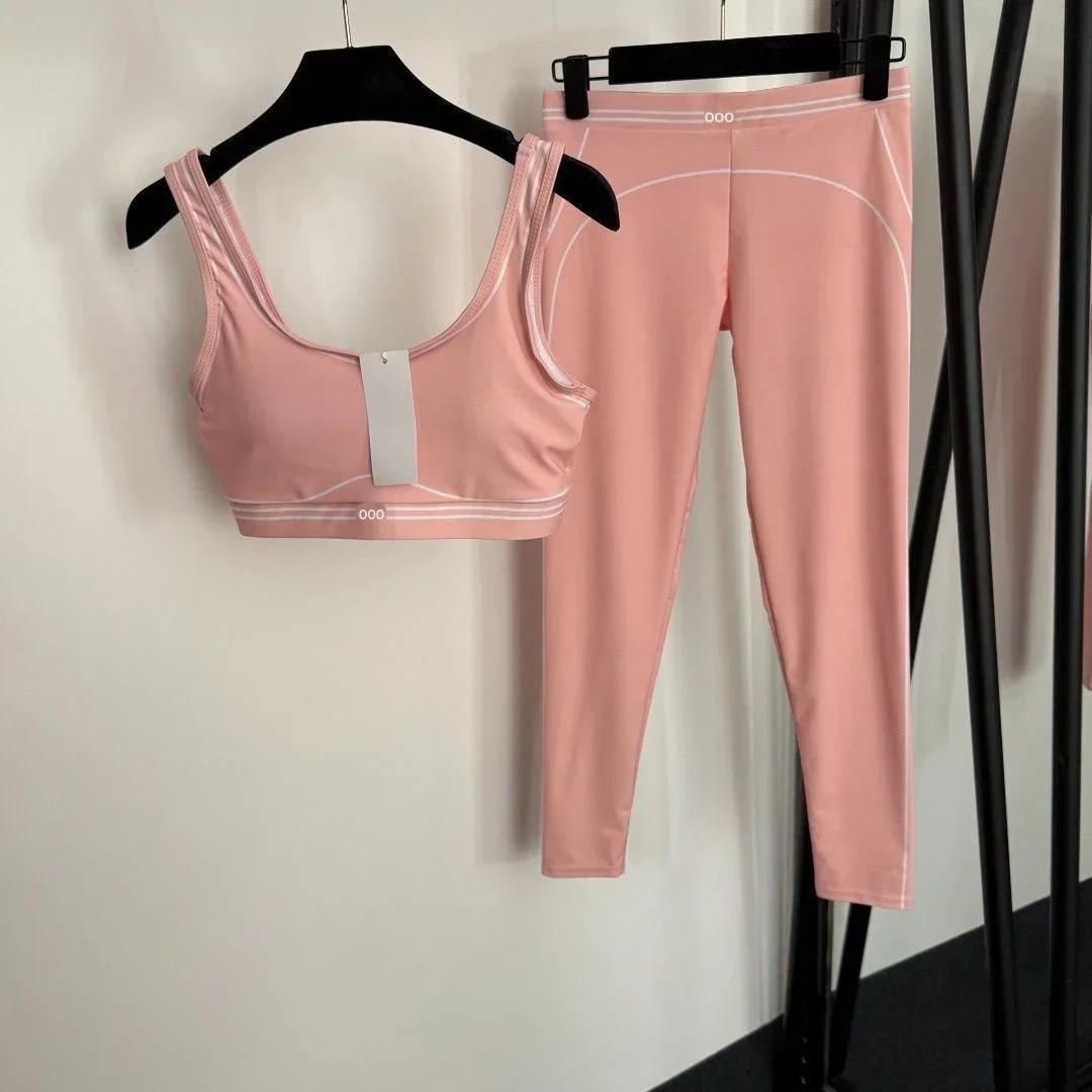Tank Top and Pants Two Piece B - Pilates Yoga Outfit 评论和价格