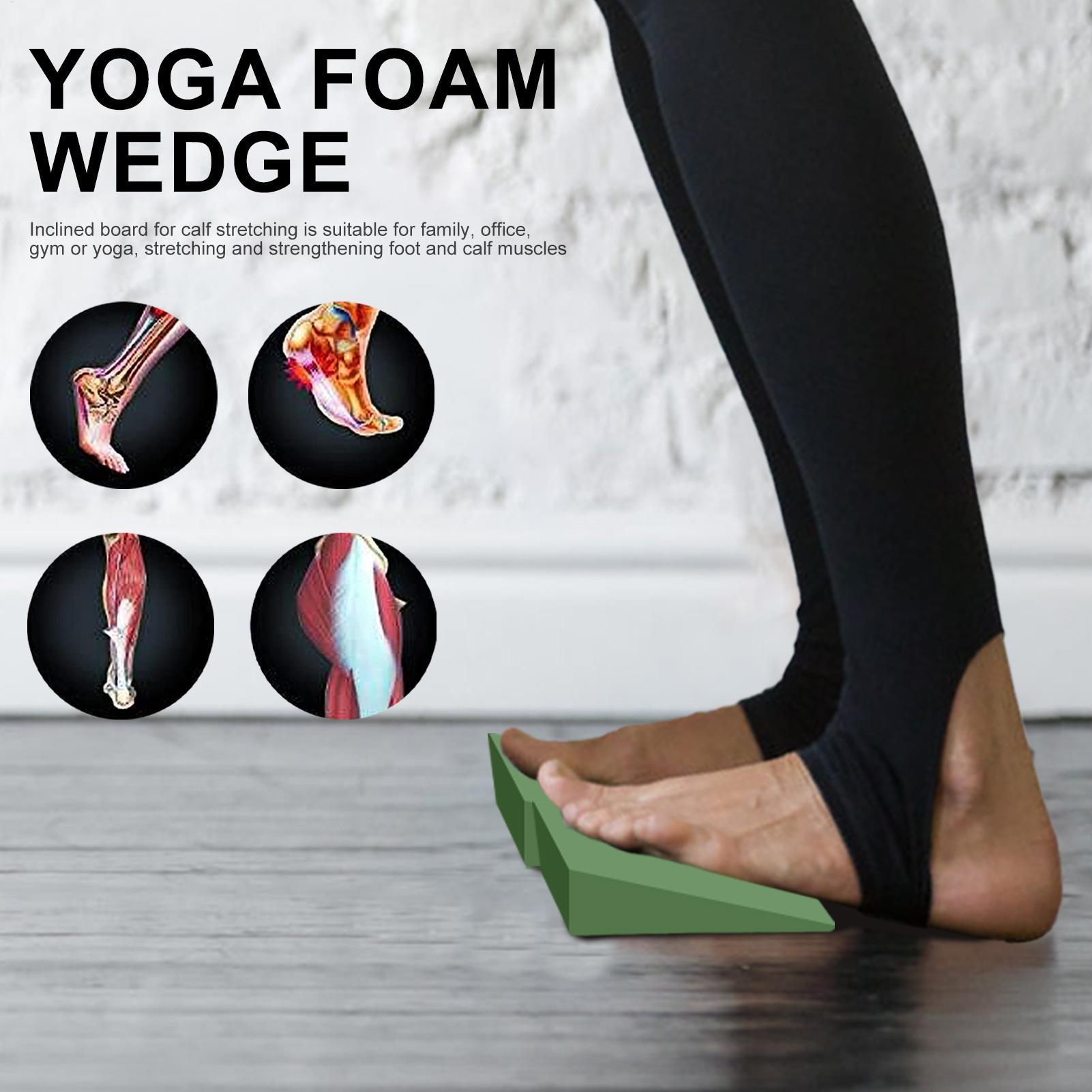 1Pairs Yoga Wedge Blocks EVA F - Pilates Yoga Block 评论和价格