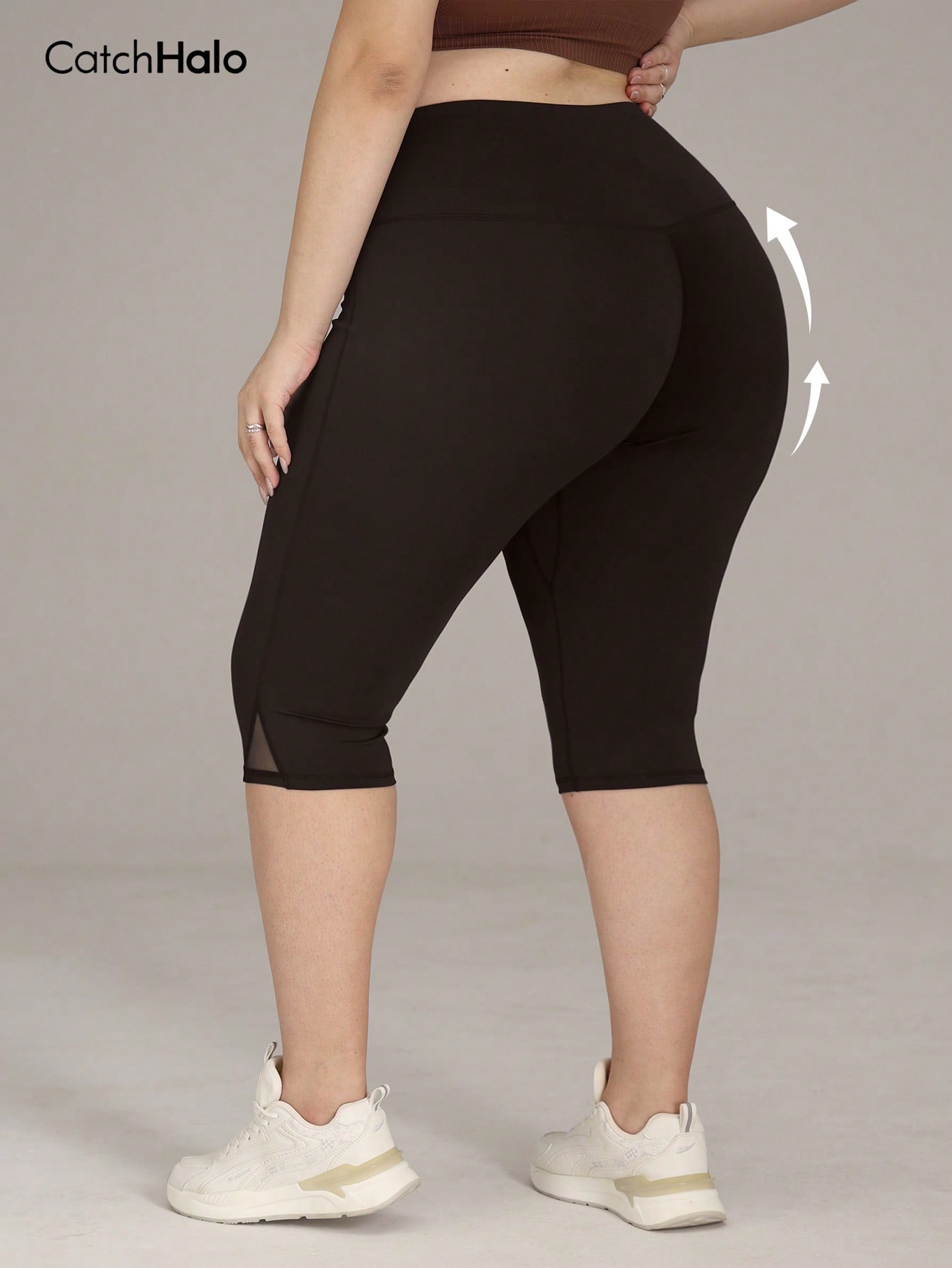 Plus Size Gym Leggings Women M - Pilates Yoga Outfit 评论和价格