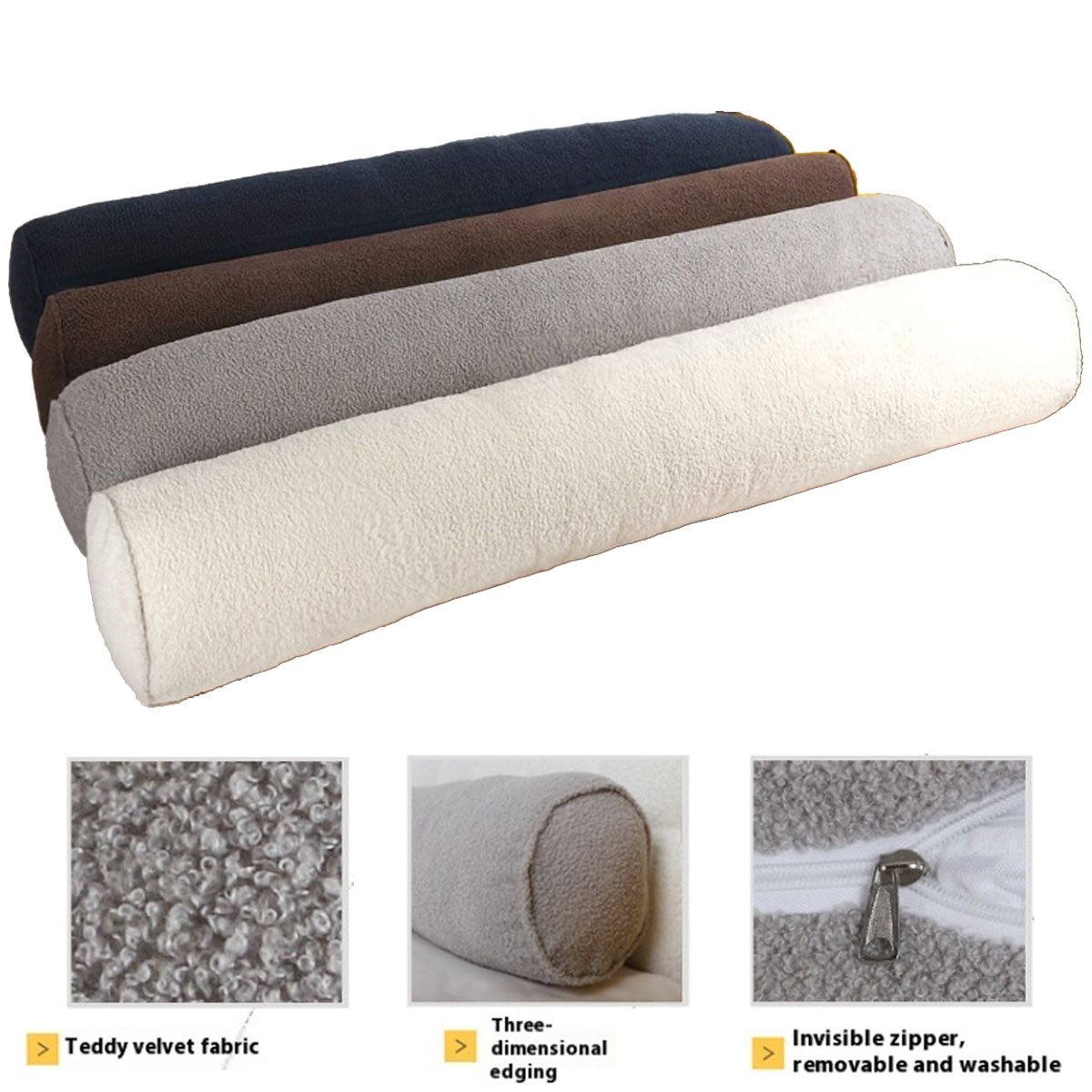 Round Bolster Pillowcase Long  - Bolster Cushion Round 评论和价格