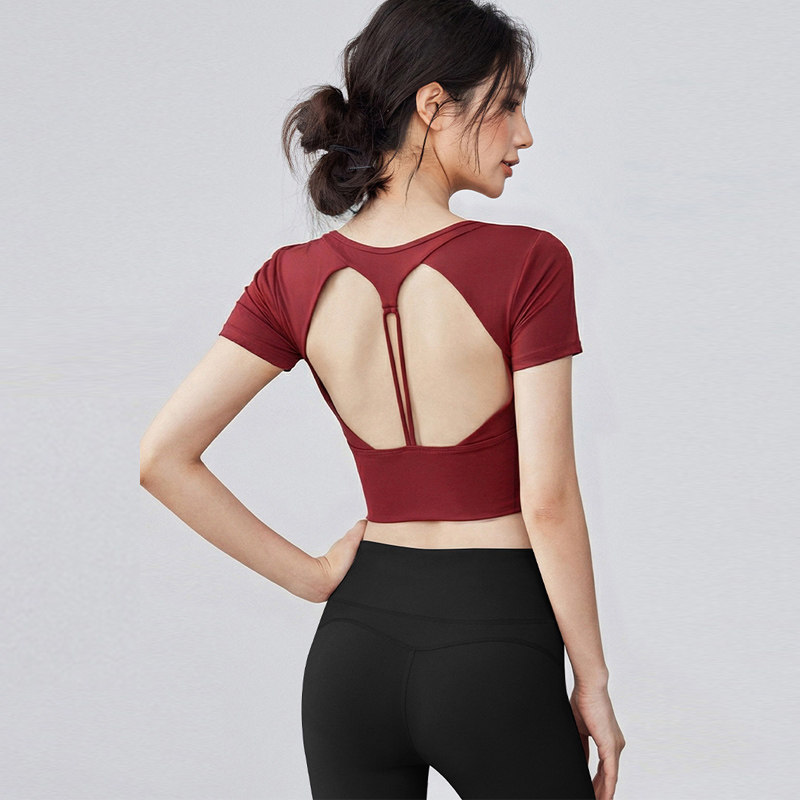 Women's Pilates Training Fitne - Pilates Yoga Wrap Top 评论和价格