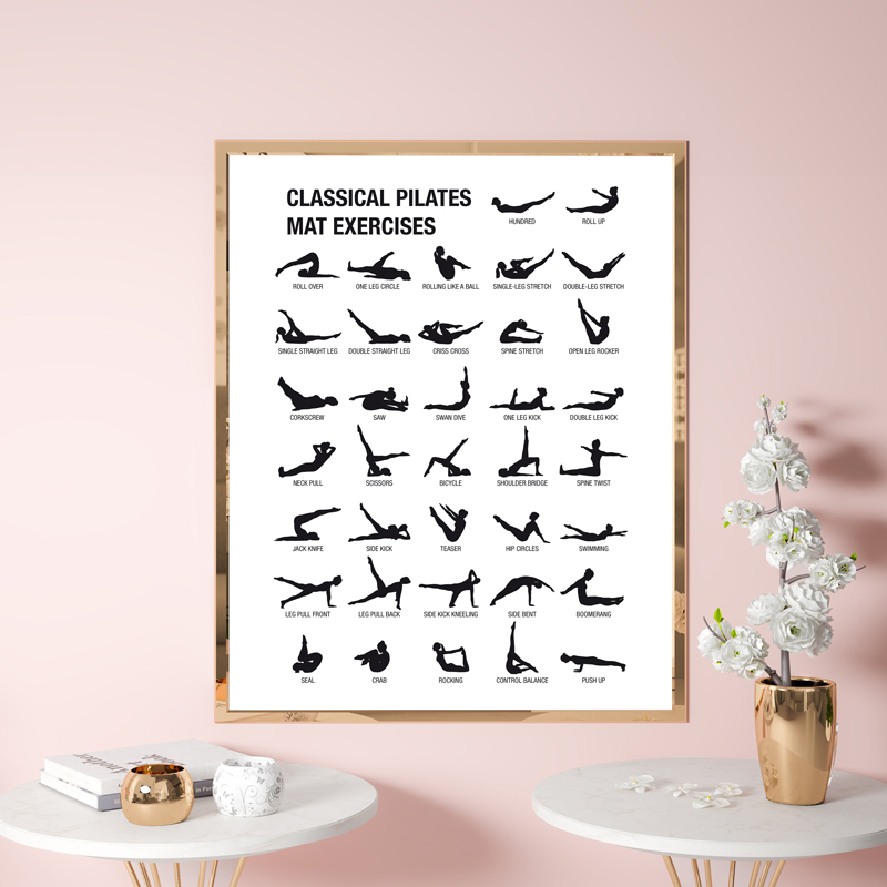 Frameless Pilates Workout Char - Pilates With Yoga 评论和价格