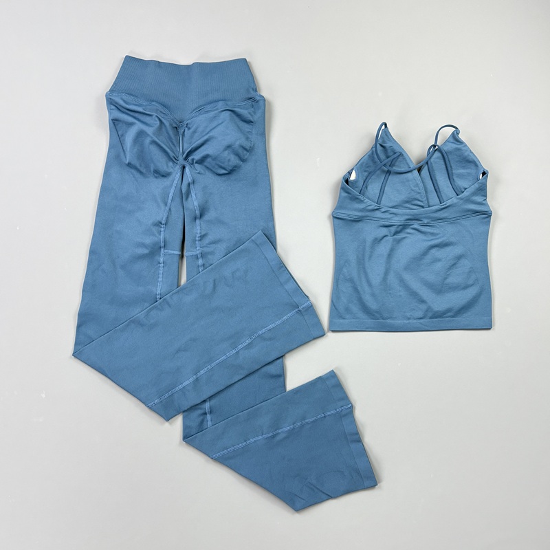 2Pcs Women Seamless Yoga Worko - Pilates Yoga Sport 评论和价格