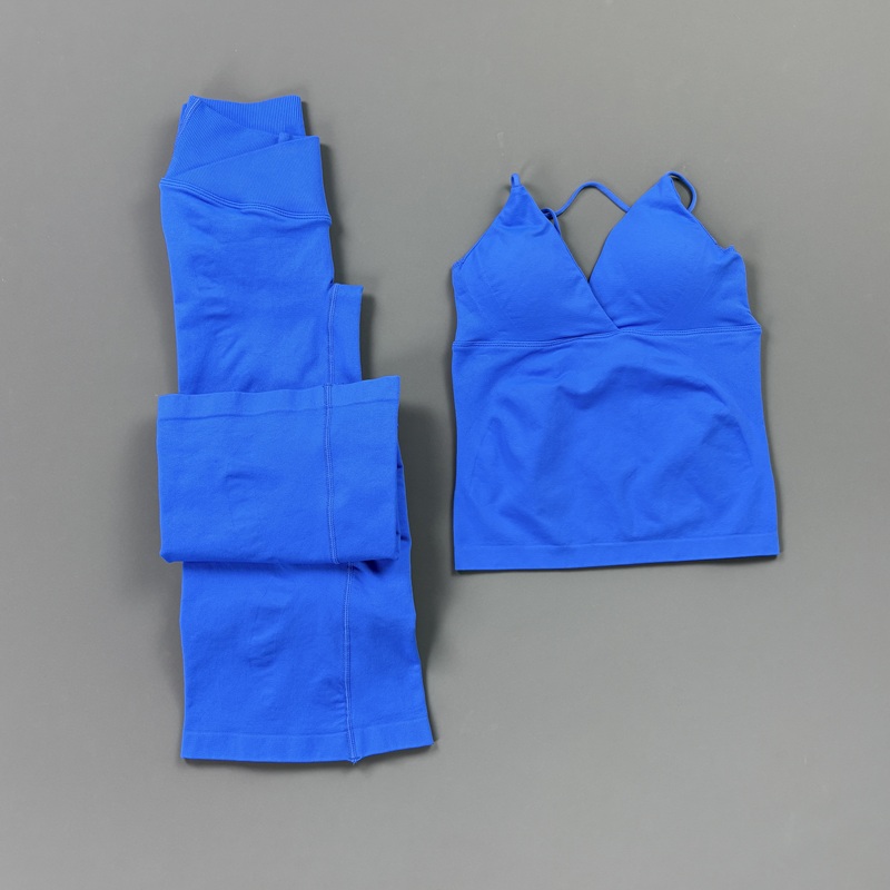 2Pcs Women Seamless Yoga Worko - Pilates Yoga Sport 评论和价格