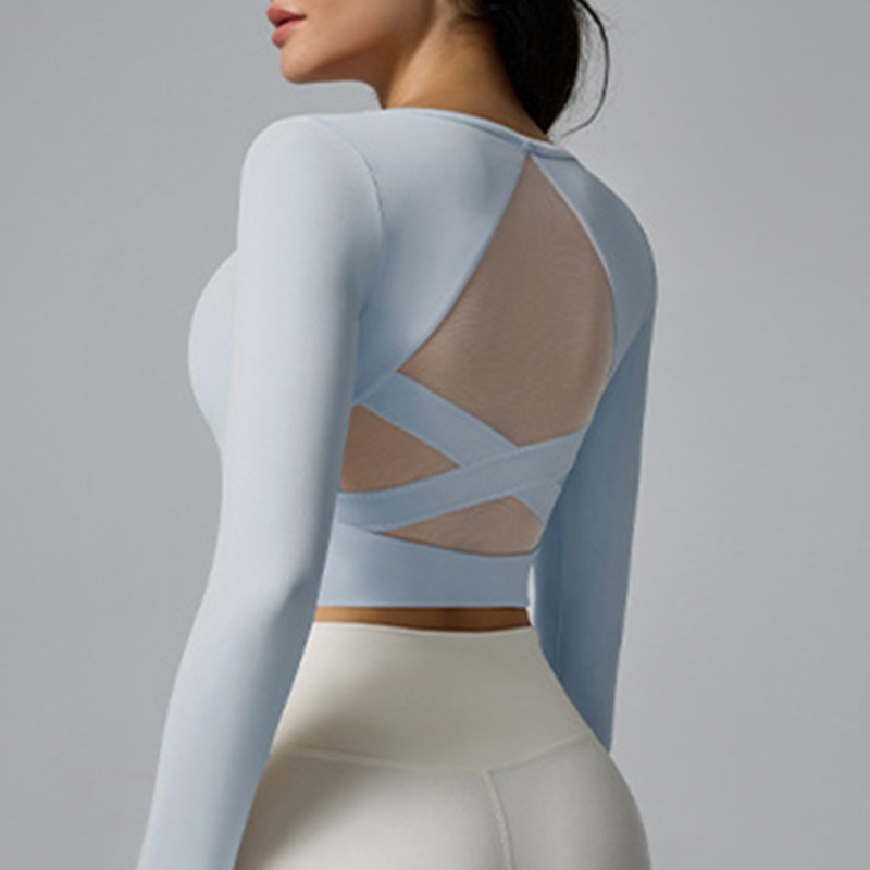 Cloud Hide White Yoga Shirts L - Pilates Yoga Wrap Top 评论和价格