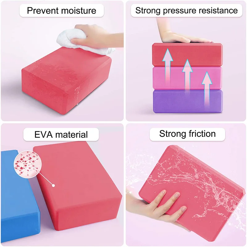 Yoga Building Blocks Cubes Pil - Pilates Yoga Block 评论和价格