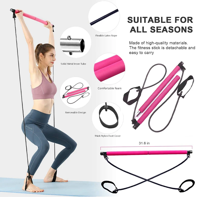 Fitness Bar Yoga Chest Expansi - Pilates Yoga Combined 评论和价格